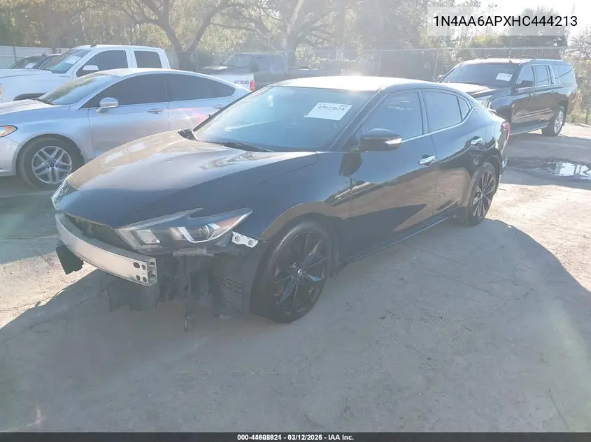 1N4AA6APXHC444213 2017 Nissan Maxima 3.5 Sr
