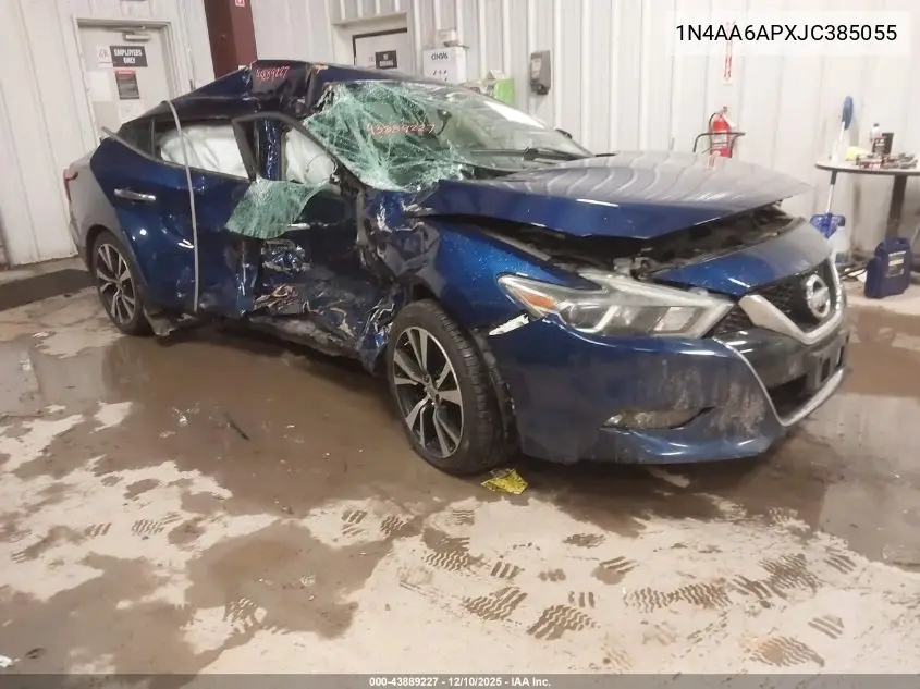 1N4AA6APXJC385055 2018 Nissan Maxima 3.5 Sv