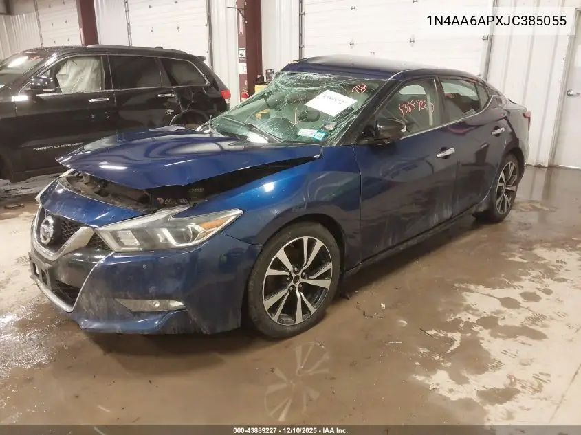 1N4AA6APXJC385055 2018 Nissan Maxima 3.5 Sv
