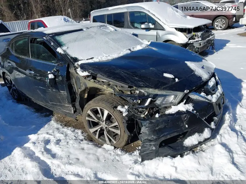 1N4AA6AP7JC397745 2018 Nissan Maxima 3.5 Platinum