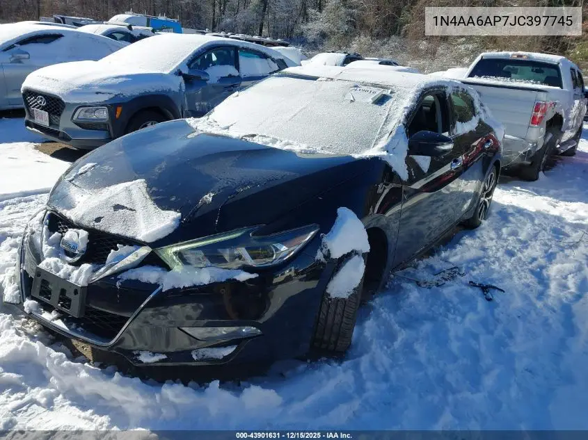 1N4AA6AP7JC397745 2018 Nissan Maxima 3.5 Platinum