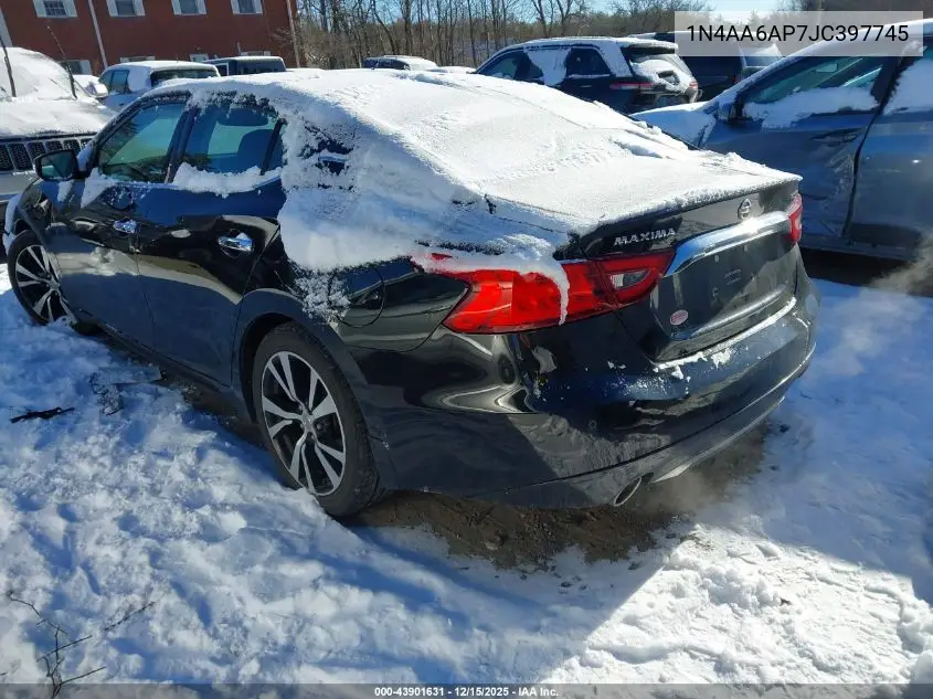 1N4AA6AP7JC397745 2018 Nissan Maxima 3.5 Platinum