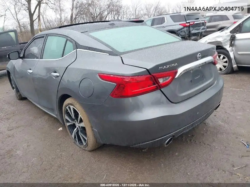 1N4AA6APXJC404719 2018 Nissan Maxima 3.5 Sl