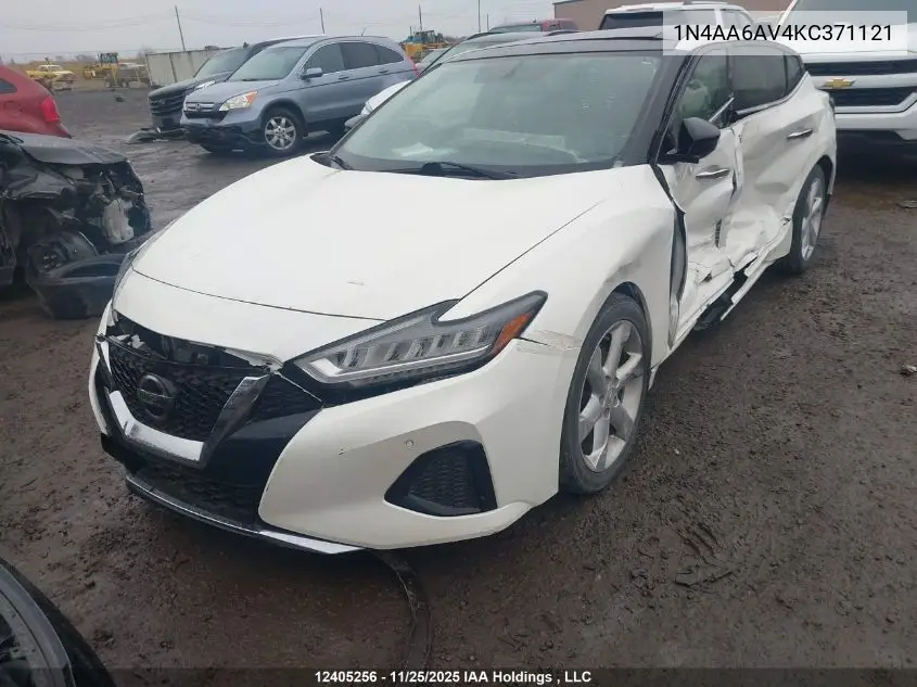 1N4AA6AV4KC371121 2019 Nissan Maxima Platinum/Sl/Sr