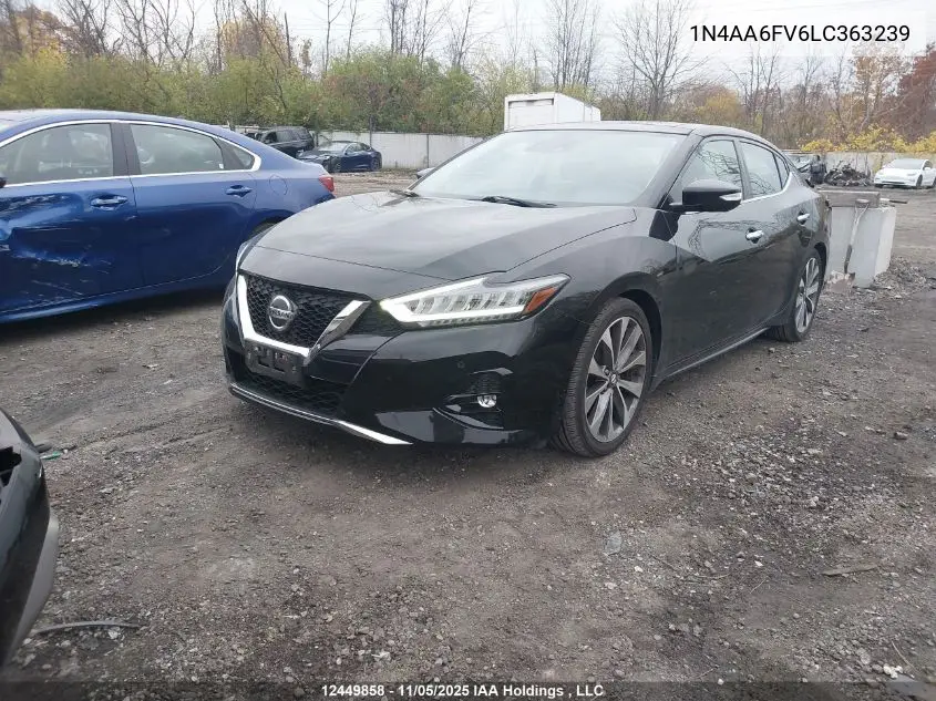 1N4AA6FV6LC363239 2020 Nissan Maxima Platinum