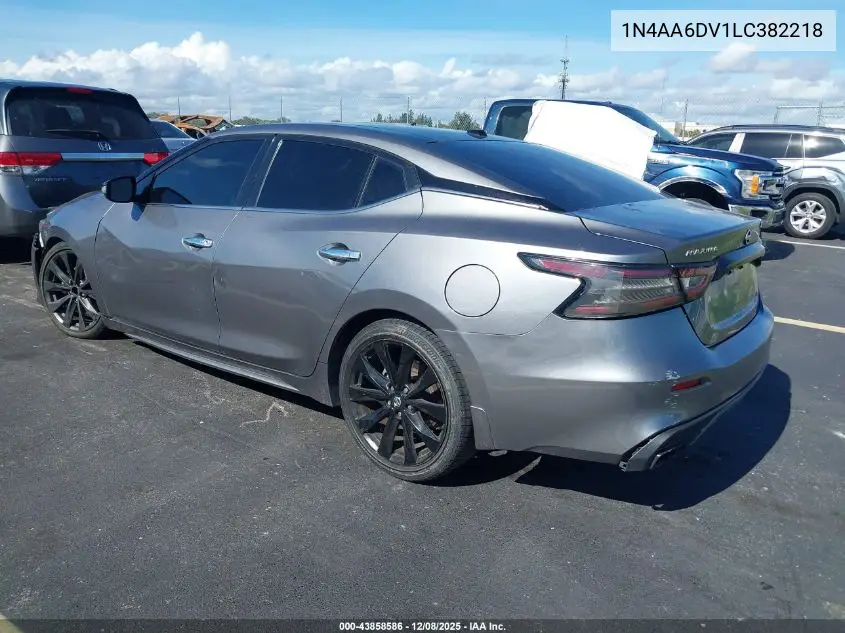 1N4AA6DV1LC382218 2020 Nissan Maxima Sl Xtronic Cvt