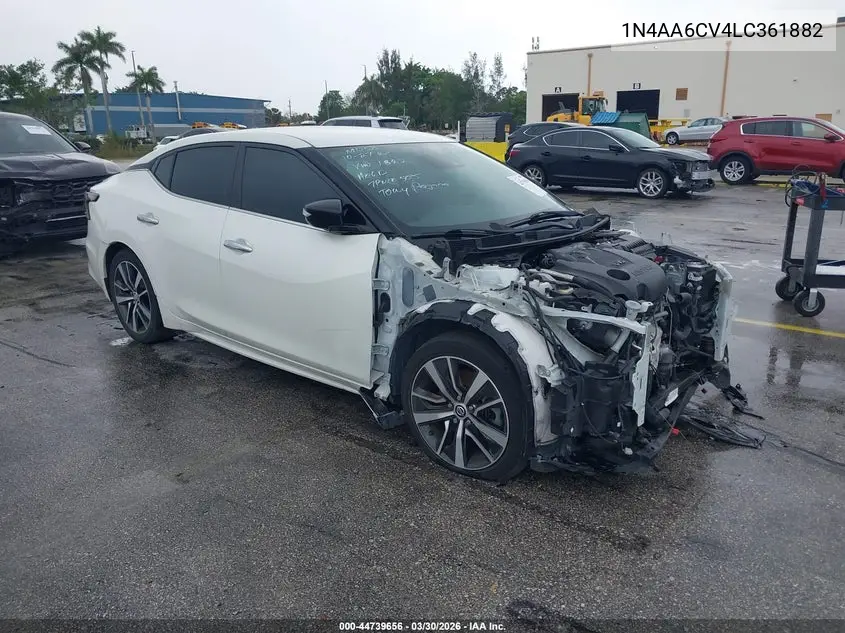 1N4AA6CV4LC361882 2020 Nissan Maxima Sv Xtronic Cvt