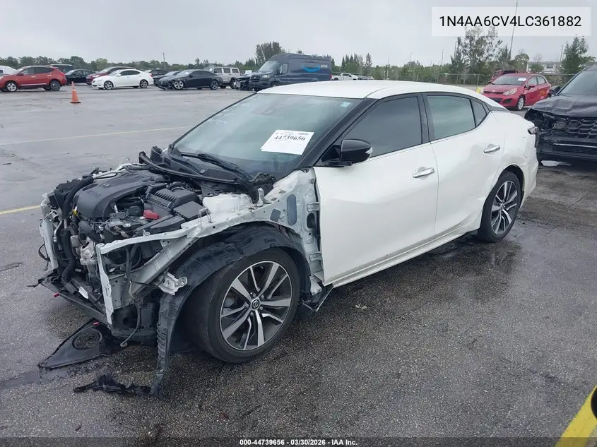 1N4AA6CV4LC361882 2020 Nissan Maxima Sv Xtronic Cvt