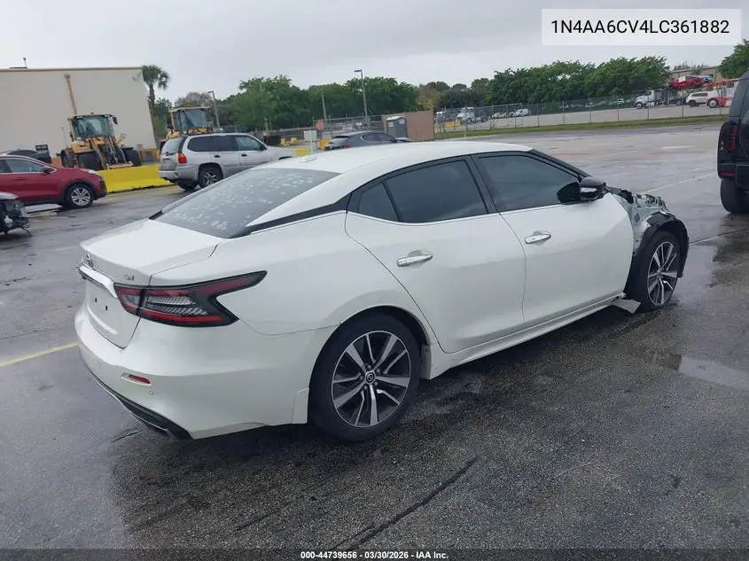 1N4AA6CV4LC361882 2020 Nissan Maxima Sv Xtronic Cvt