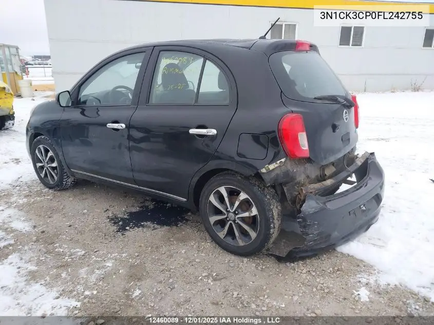 3N1CK3CP0FL242755 2015 Nissan Micra S/Sr/Sv
