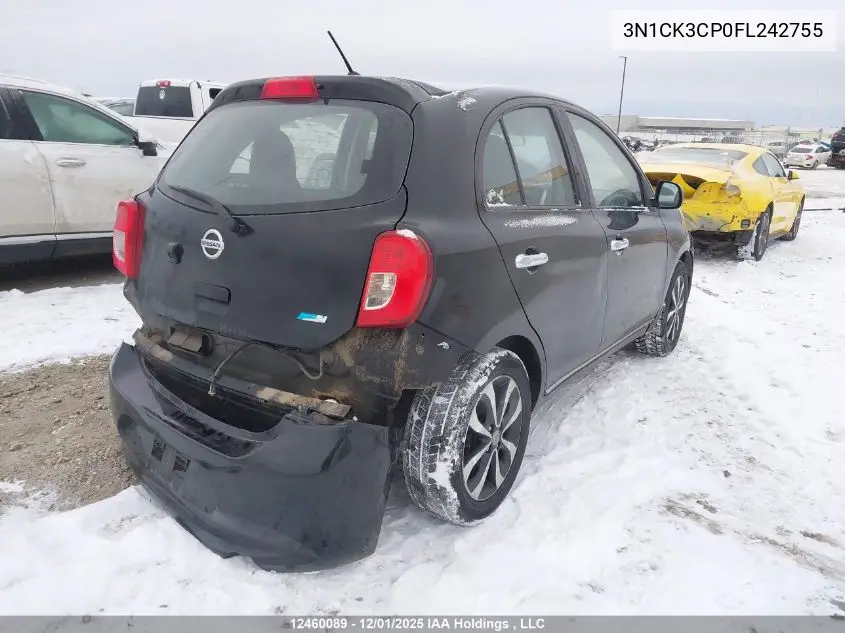 3N1CK3CP0FL242755 2015 Nissan Micra S/Sr/Sv