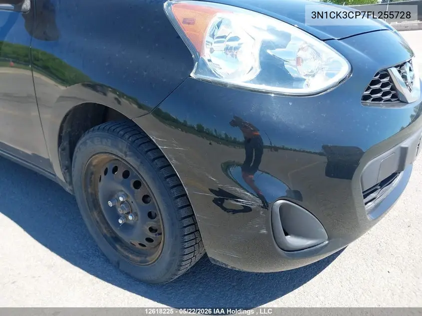2015 Nissan Micra VIN: 3N1CK3CP7FL255728 Lot: 12618225