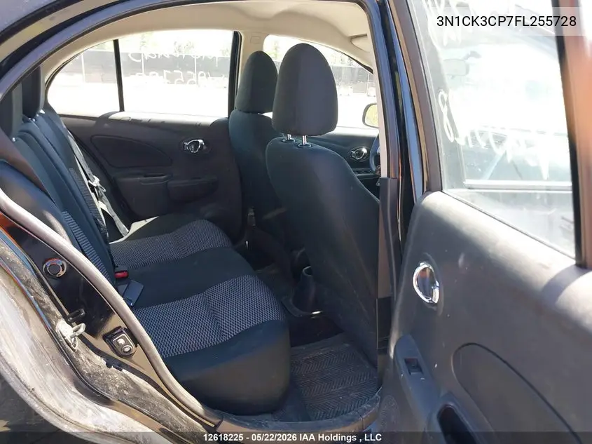 2015 Nissan Micra VIN: 3N1CK3CP7FL255728 Lot: 12618225