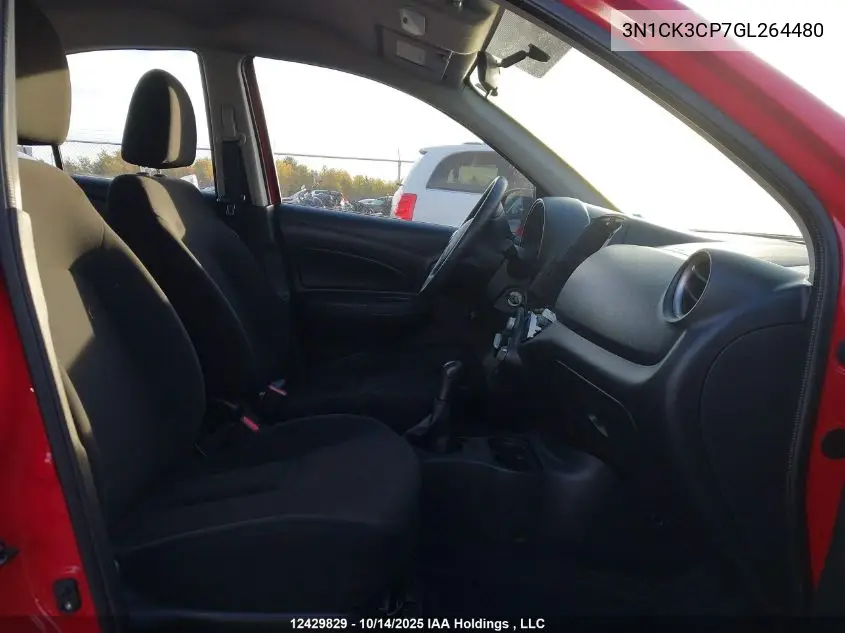 3N1CK3CP7GL264480 2016 Nissan Micra S/Sr/Sv