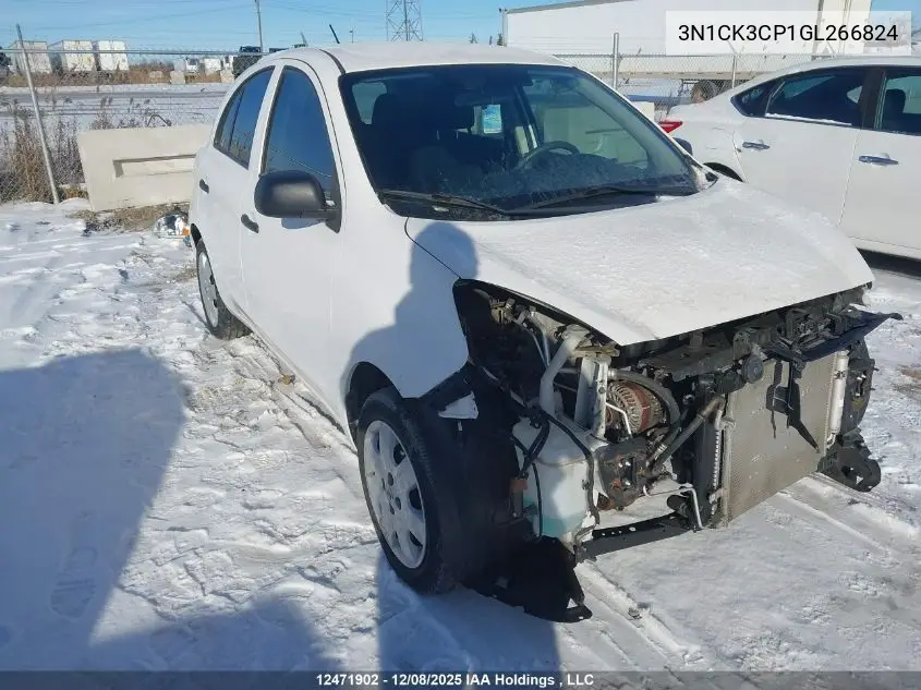 3N1CK3CP1GL266824 2016 Nissan Micra
