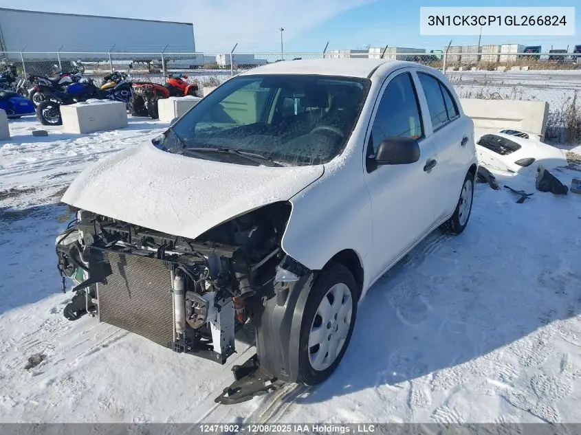 3N1CK3CP1GL266824 2016 Nissan Micra