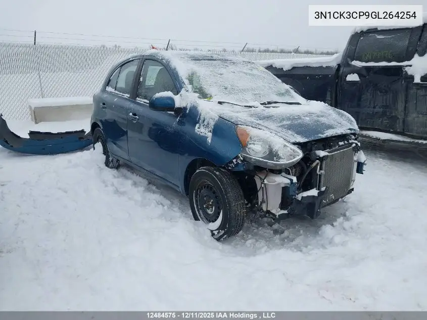 3N1CK3CP9GL264254 2016 Nissan Micra S/Sr/Sv