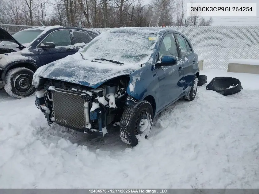 3N1CK3CP9GL264254 2016 Nissan Micra S/Sr/Sv
