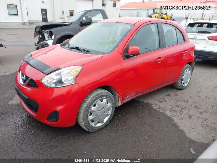 3N1CK3CP2HL236829 2017 Nissan Micra