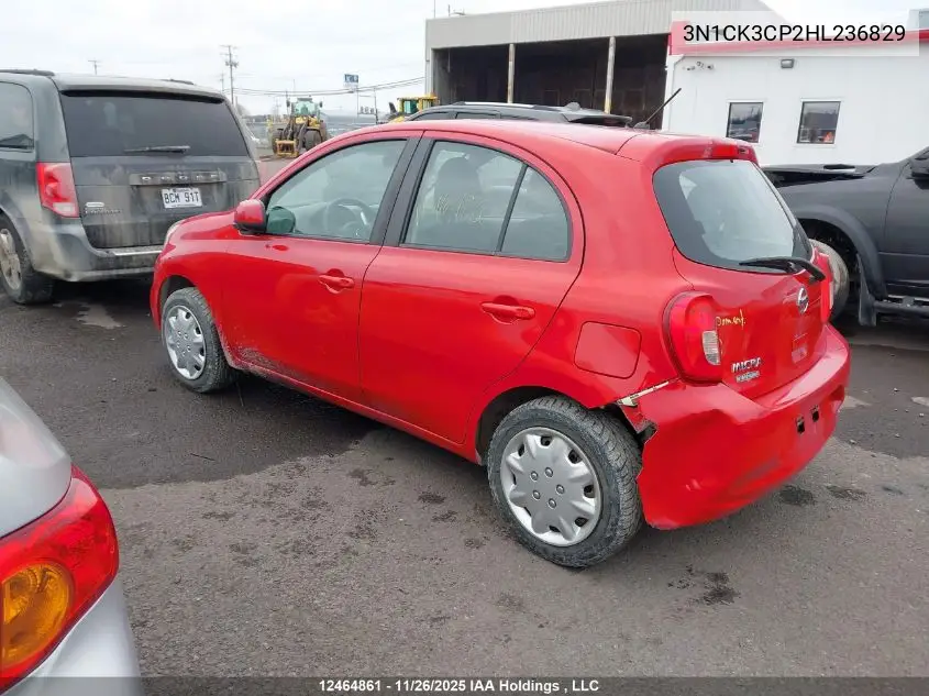 3N1CK3CP2HL236829 2017 Nissan Micra