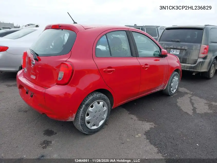3N1CK3CP2HL236829 2017 Nissan Micra