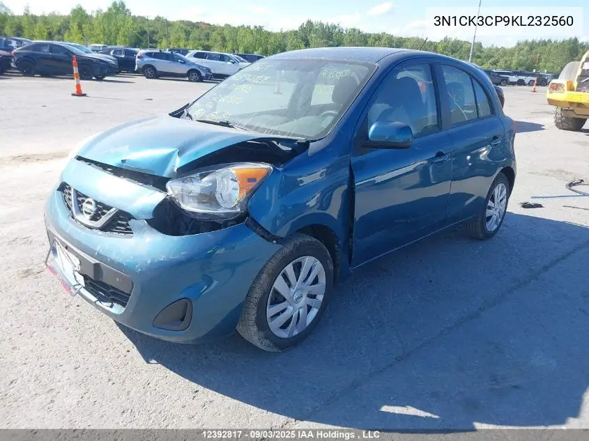 3N1CK3CP9KL232560 2019 Nissan Micra