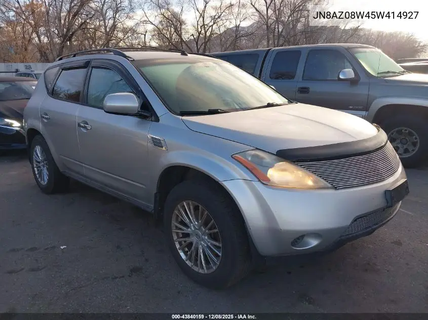 JN8AZ08W45W414927 2005 Nissan Murano S