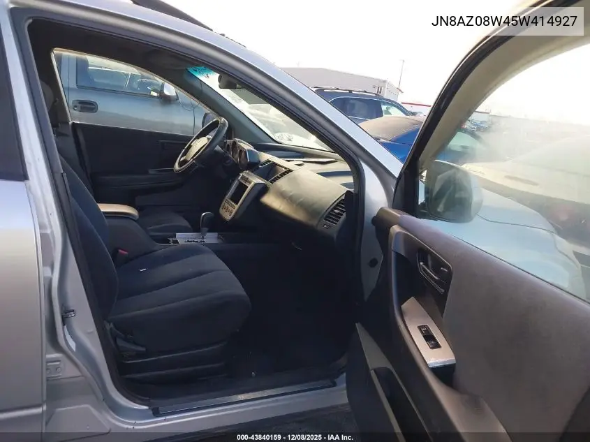 JN8AZ08W45W414927 2005 Nissan Murano S