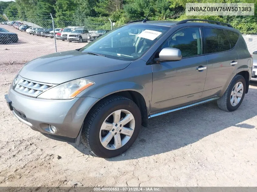 JN8AZ08W76W501383 2006 Nissan Murano Sl/Se/S