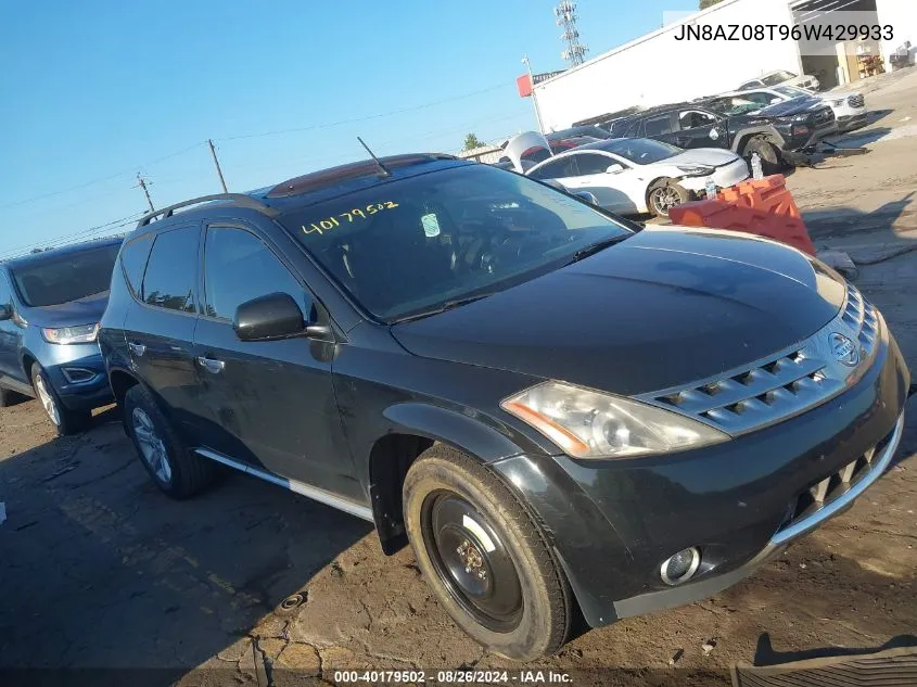 JN8AZ08T96W429933 2006 Nissan Murano Sl