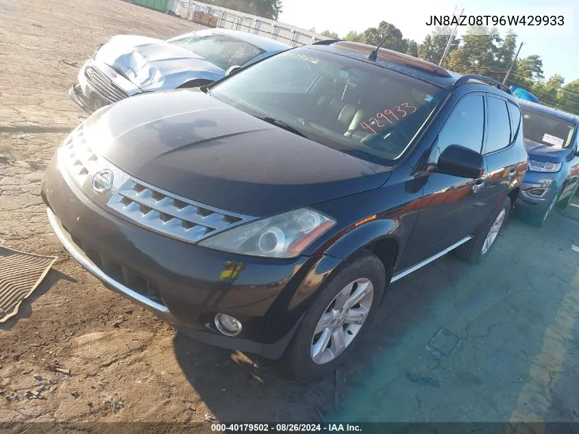 JN8AZ08T96W429933 2006 Nissan Murano Sl