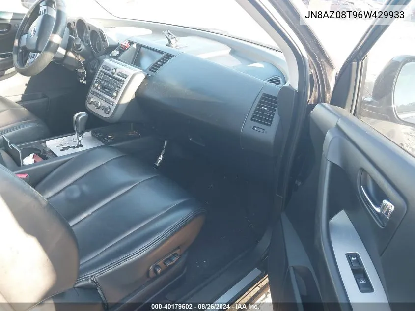 JN8AZ08T96W429933 2006 Nissan Murano Sl