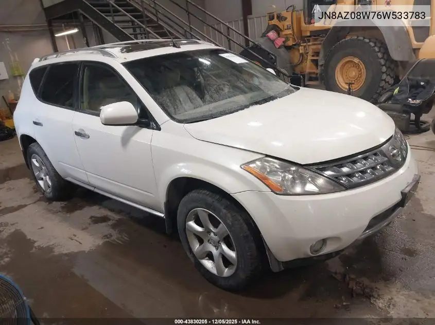 JN8AZ08W76W533783 2006 Nissan Murano Se