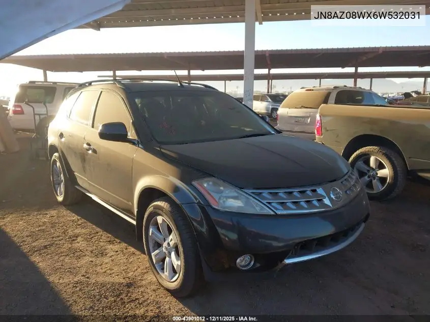 JN8AZ08WX6W532031 2006 Nissan Murano Sl