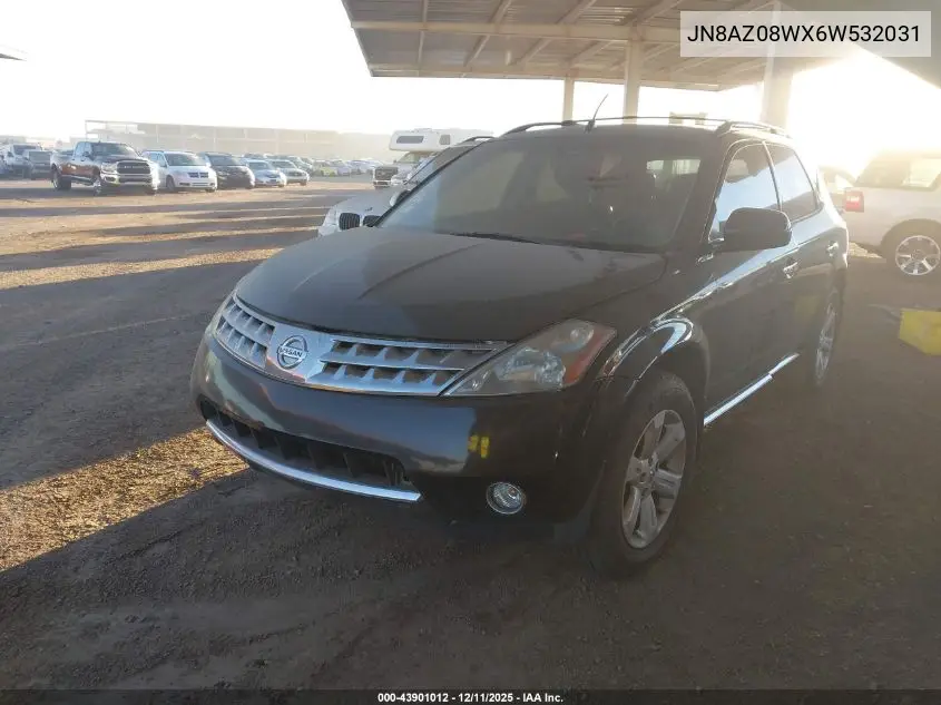 JN8AZ08WX6W532031 2006 Nissan Murano Sl