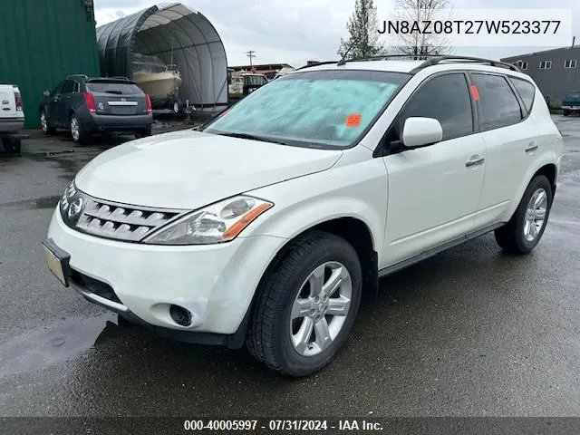 JN8AZ08T27W523377 2007 Nissan Murano S