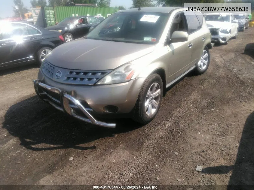 JN8AZ08W77W658638 2007 Nissan Murano S