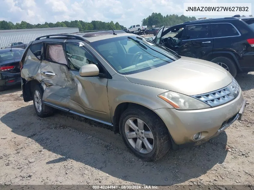 JN8AZ08W27W627832 2007 Nissan Murano Sl