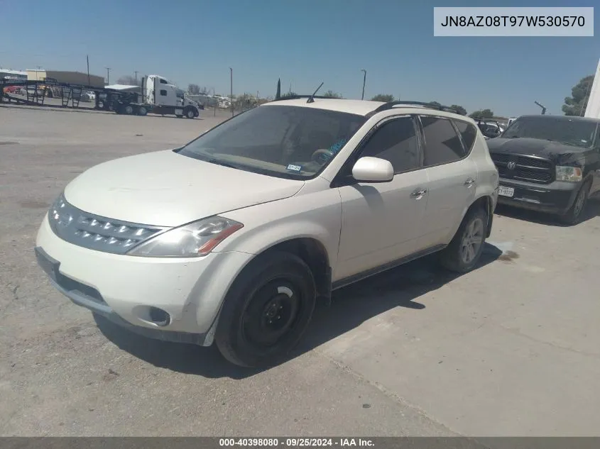 JN8AZ08T97W530570 2007 Nissan Murano S