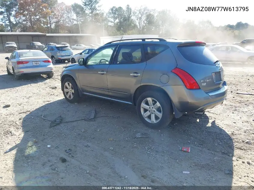 JN8AZ08W77W613795 2007 Nissan Murano Sl