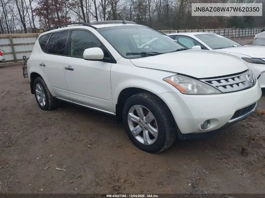 JN8AZ08W47W620350 2007 Nissan Murano Sl
