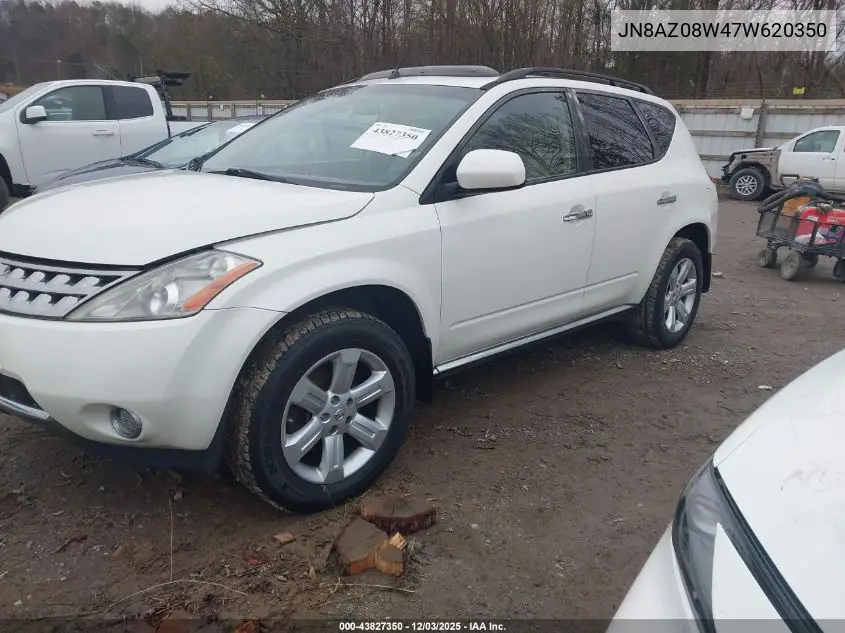 JN8AZ08W47W620350 2007 Nissan Murano Sl