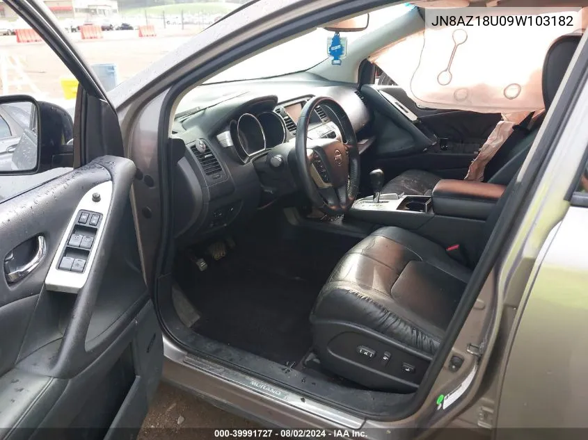 JN8AZ18U09W103182 2009 Nissan Murano Sl