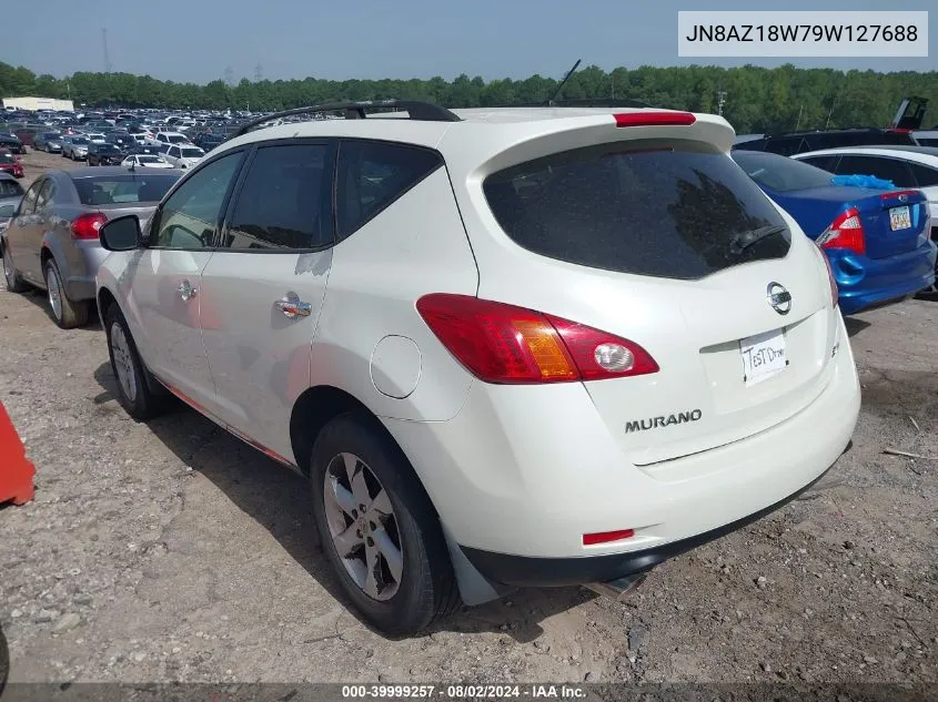 2009 Nissan Murano S/Sl/Le VIN: JN8AZ18W79W127688 Lot: 39999257