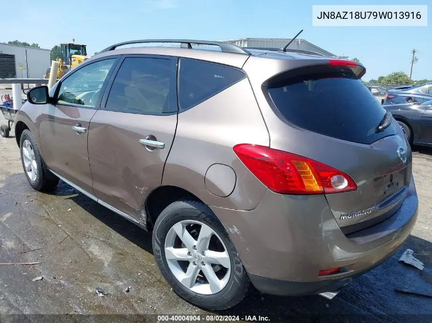 JN8AZ18U79W013916 2009 Nissan Murano S