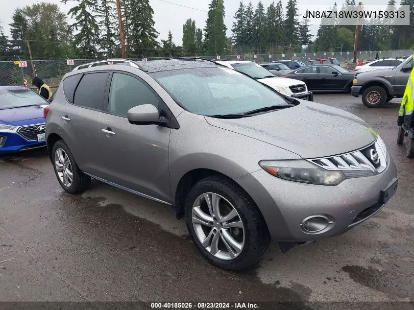 2009 Nissan Murano Le VIN: JN8AZ18W39W159313 Lot: 40185026