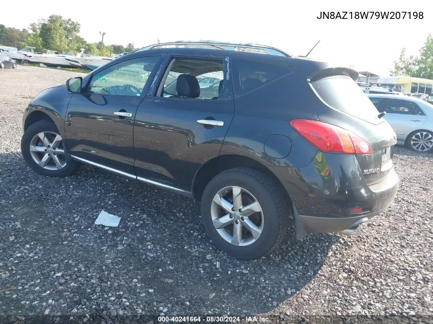 2009 Nissan Murano Sl VIN: JN8AZ18W79W207198 Lot: 40241664