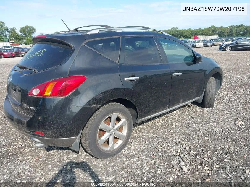 2009 Nissan Murano Sl VIN: JN8AZ18W79W207198 Lot: 40241664