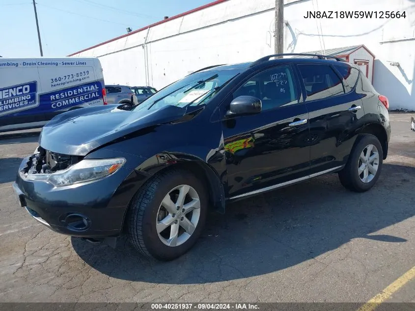 JN8AZ18W59W125664 2009 Nissan Murano Sl