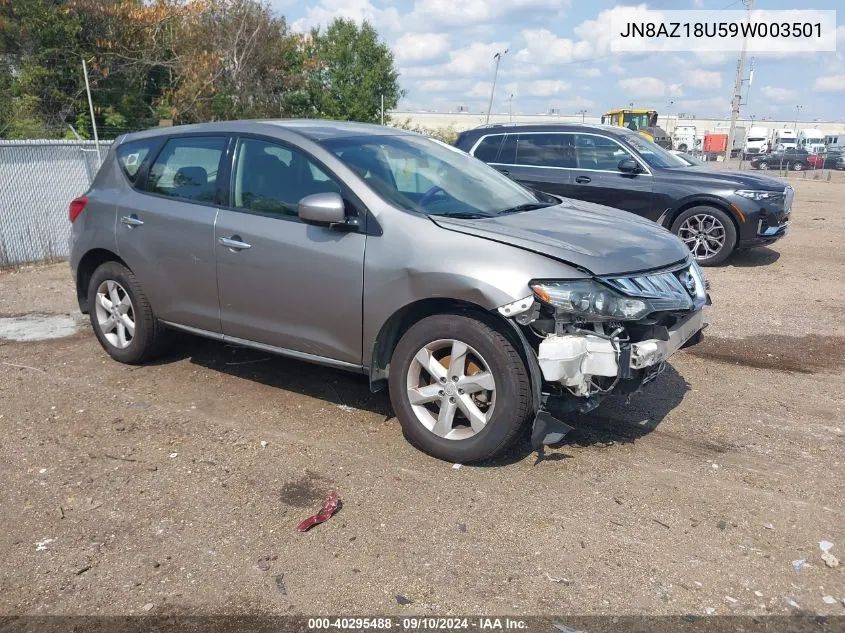 JN8AZ18U59W003501 2009 Nissan Murano S